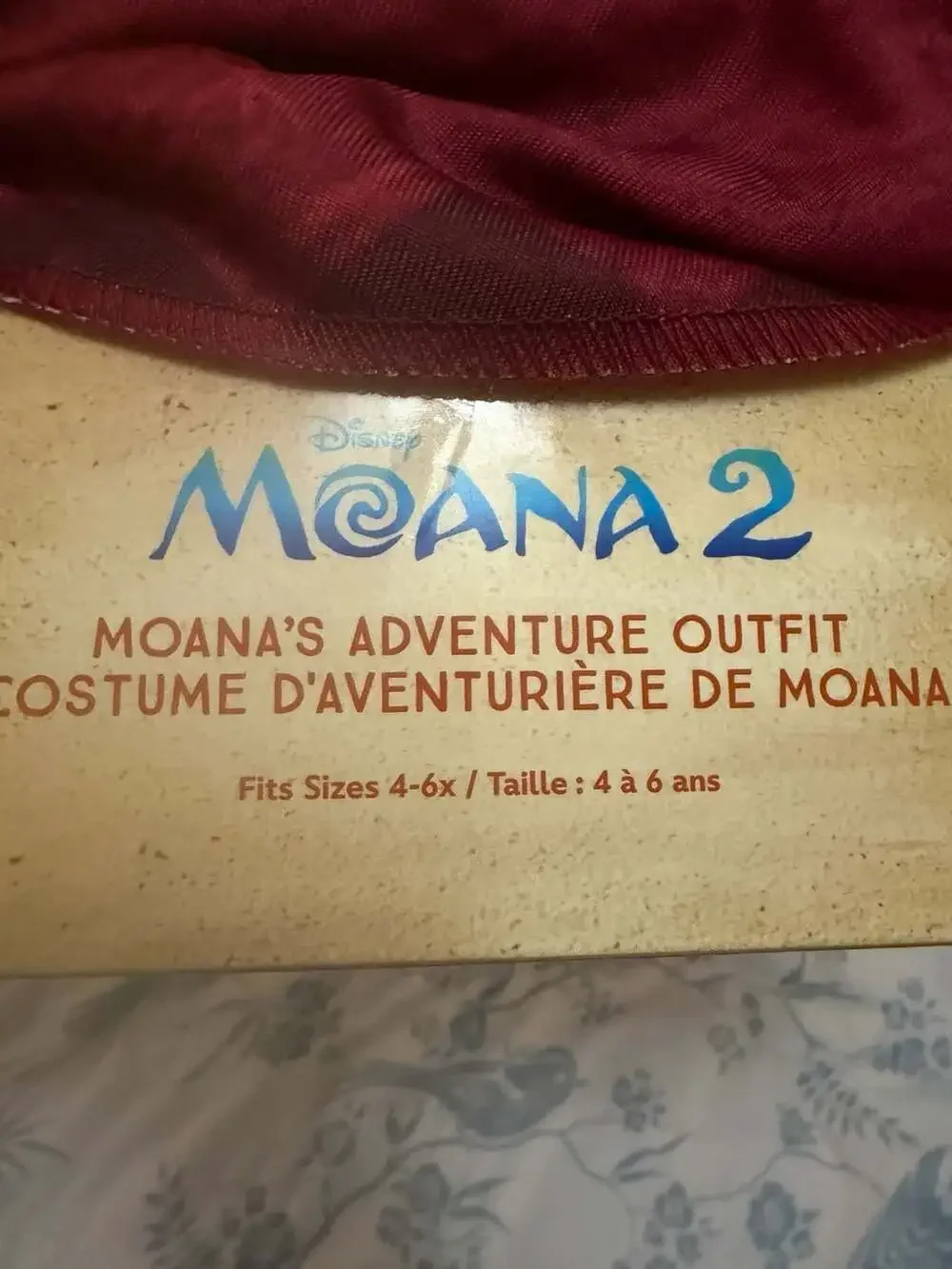 Disney Moana 2 Moana's Adventure Outfit Costume by Jakks Pacific, Size 4-6x